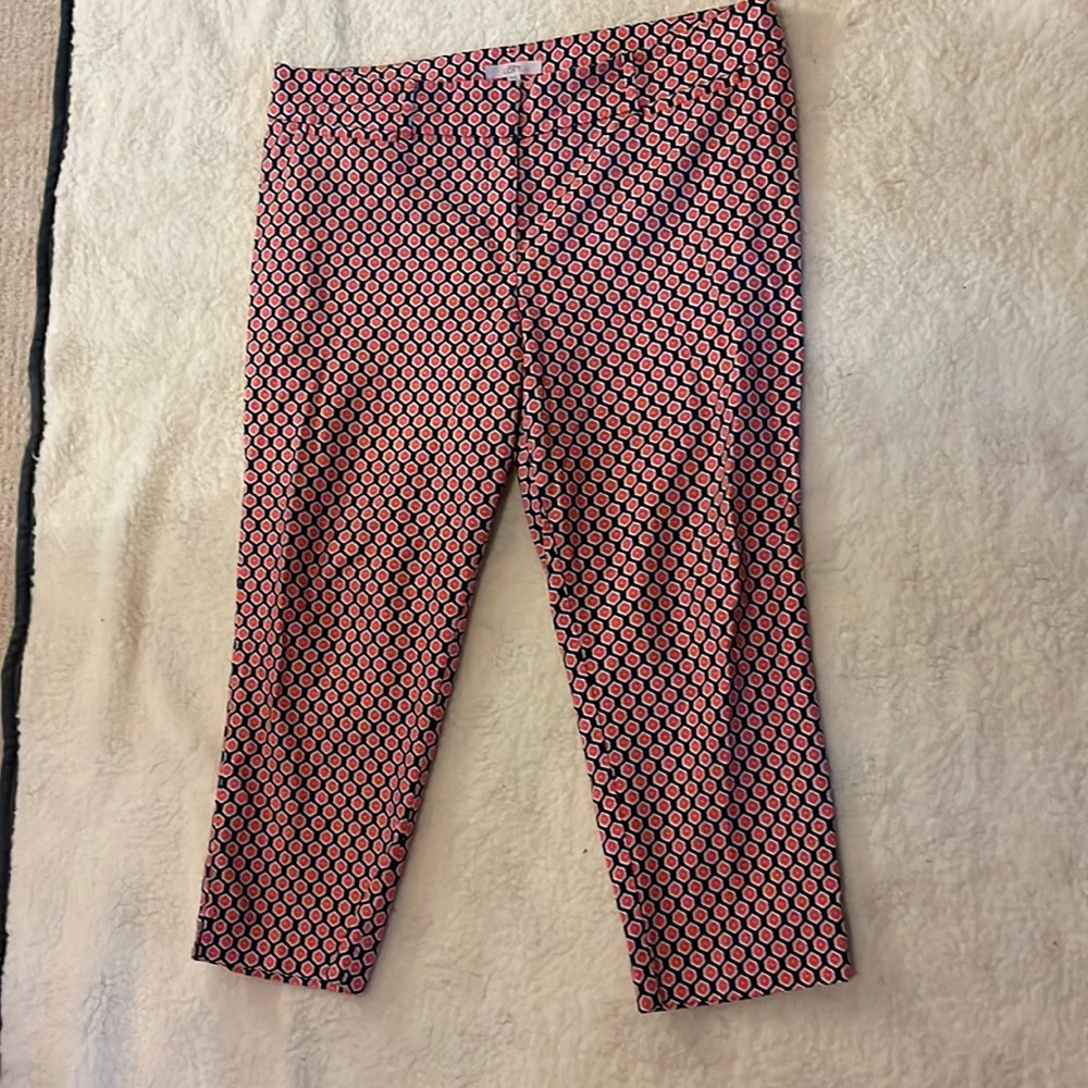 Loft Print Julie Pants - Size 18
